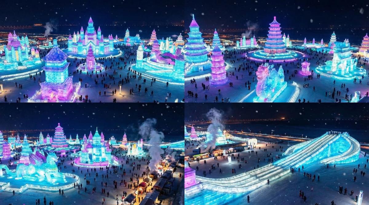 母狗旅游视频-哈尔滨冰雪大世界